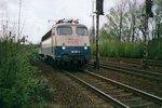 Froschblick auf 110 307 bei Viersen am 24 Februar 1998.