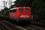 140 569-5 fuhr am 27.06.14 mit einen leeren containerzug durch hh-harburg