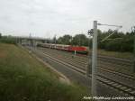 143 858 als RB20 mt ziel Halle (Saale) Hbf in Halle-Rosengarten am 8.6.15