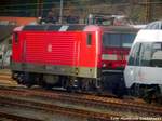 143 903 abgestellt in Halle-Nietleben am 11.12.16