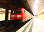 143 034 im Bahnhof Halle-Neustadt am 17.5.17