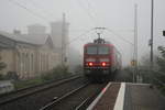 143 856 verlsst als S9 mit ziel Eilenburg den Bahnhof Delitzsch ob Bf am 24.10.19