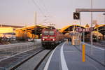 143 856 steht als S7 mit ziel Halle-Nietleben im Bahnhof Halle/Saale Hbf am 11.12.19