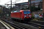 145 072-5 fuhr solo am 06.12.14 durch hh-harburg