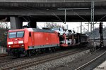 145 038-6 zog einen mischer durch hh-harburg,01.03.16