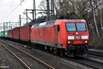 145 077-4 zog einen kastenzug durch hh-harburg,26.02.16