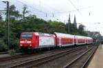 Am 20 September 2014 treft 146 010 in Kln Deutz ein.