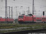 146 XXX mit dem RE30 bei der durchfahrt in Grokorbetha am 17.4.16