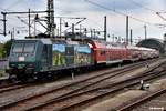 145 010 stand mit einen RE am hbf dresden,28.04.17