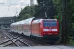 DB 146 118 verlässt am 22 Mai 2017 Recklinghausen Süd.