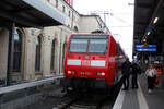 146 024 im Bahnhof Magdeburg Hbf am 5.4.24