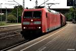 185 001-5 zog einen ganzzug am 22.08.14 durch hh-harburg