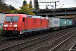 185 396-9 zog einen schachtelzug durch hh-harburg,01.04.17