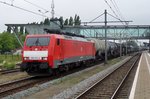 Mischguterzug mit 189 072 durchfahrt am 18 Juli 2016 Boxtel.