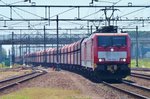 Kohlezug mit 189 036 durchfahrt am 22 Juli 2016 Dordrecht.