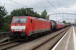 Mischguterzug mit 189 023 durchfahrt am 16 Juli 2016 Zwijndrecht.