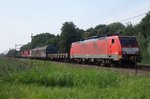 DB 189 035 passiert Dordrecht Zuid am 26 Augustus 2016.