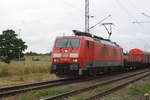 189 003 mit einem Gterzug bei der durchfahrt in Delitzsch am 9.7.20