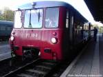 172 171-1 + 172 132-3 mit dem Ersten zug des Tages mit ziel Bergen auf Rgen im Bahnhof Putbus am 13.5.13