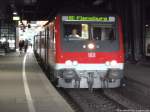 Der S-H Express standte abfahrbeireit mit ziel Flensburg im Bahnhof Hamburg Hbf am 1.9.13