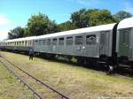 Sonderzugwagen im Bahnhof Putbus am 15.6.14