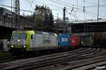 145 094-9 zog einen kastenzug durch hh-harburg,28.11.14