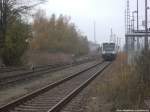 PRESS 650 032-4 aus Lauterbach Moel bei der Einfahrt in Bergen auf Rgen am 15.11.13