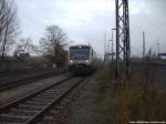 PRESS 650 032-4 aus Lauterbach Moel bei der Einfahrt in Bergen auf Rgen am 15.11.13