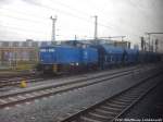 PRESS 346 025-8 bei Gleisbauarbeiten im Leipziger Hbf am 8.9.14