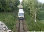 PRESS 650 032-4 kurz vor dem Putbusser Bahnhof am 29.5.15