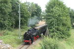 86 1744 bei der Einfahrt in Putbus am 29.7.21