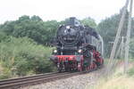 86 1744 und 114 703 (203 230) kurz vor Lauterbach (Rgen) am 29.7.21