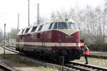 118 757 der PRESS abgestellt im Bahnhof Zwickau(Sachs)Hbf am 30.3.24