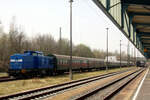 204 011 der PRESS abgestellt im Bahnhof Zwickau(Sachs)Hbf am 30.3.24