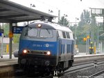 225 006 der EGP auf rangierfahrt im Bahnhof Wittenberge am 1.10.16