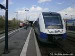 Erixx 622 708 / 208 mit 622 213 / 713 im Bahnhof Uelzen am 30.4.15