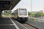 622 204/704 vom Erixx bei der Einfahrt in den Endbahnhof Braunschweig Hbf am 8.6.22