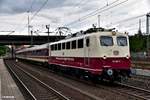 110 169-0 zog einen sonderzug durch hh-harburg,15.07.17