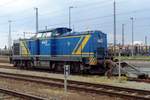 MEB/EVB 1203 103 steht abgestellt in PLattling am 9 Mai 2018.