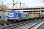 EVB 223 034 fuhr mit einen containerzug durch hh-harburg,24.11.22