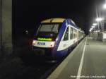 HEX VT 871 und VT 876 im Bahnhof Halle (Saale) Hbf am 21.12.14