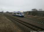 HEX VT 873 mit ziel Bernburg in Halle-Trotha am 12.3.15