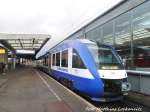 HEX VT 302 im Bahnhof Halle (Saale) Hbf am 13.12.15