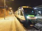 HEX VT 871 im Bahnhof Halberstadt am 16.1.16