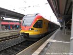 HLB Flirt im Bahnhof Gieen am 31.3.16