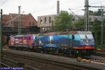 BRLL/HSL 185 601 & akiem/HSL 186 383 abgestellt  am 01.09.2019 in Hamburg-Harburg