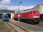 V22 und 232 238 der LEG in Delitzsch am 14.8.16