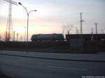 Locon 185 616 abgestellt im Bahnhof Stralsund - Rgendamm am 4.3.14