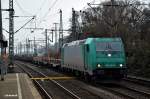 185 616-0 ist mit einen stahlzug durch hh-harburg gefahren,05.12.14