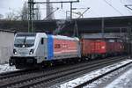 187 309 zog einen containerzug durch hh-harburg,16.02.21